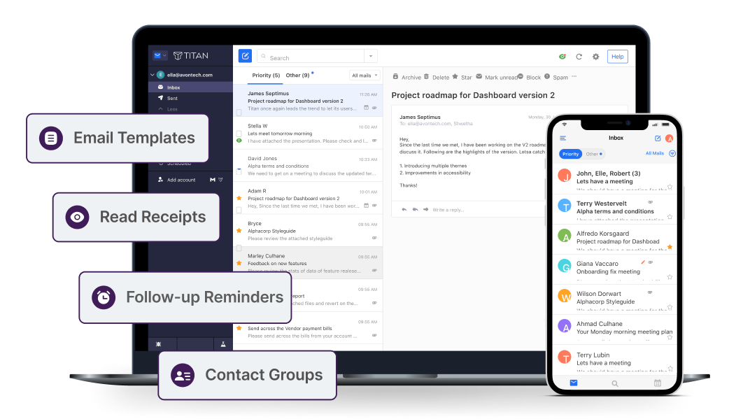 Titan Business Email banner